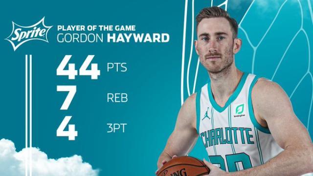 彩客网集团-海沃德用44分回应质疑 加盟黄蜂令他焕发第二春